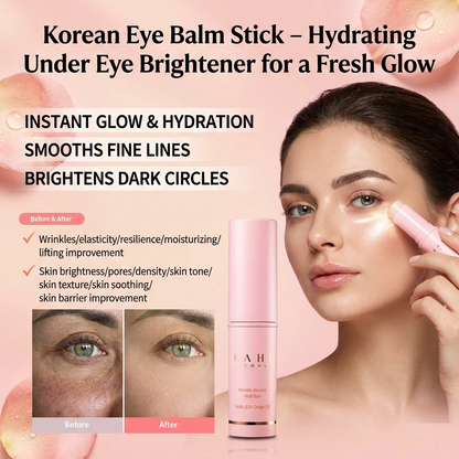 Korean Eye Balm Stick – Hydrating Under Eye Brightener for a Fresh Glow