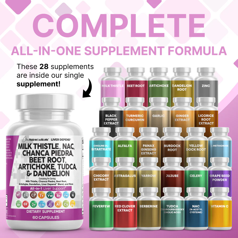 Milk Thistle & Multi-Herb Complex Capsules with NAC