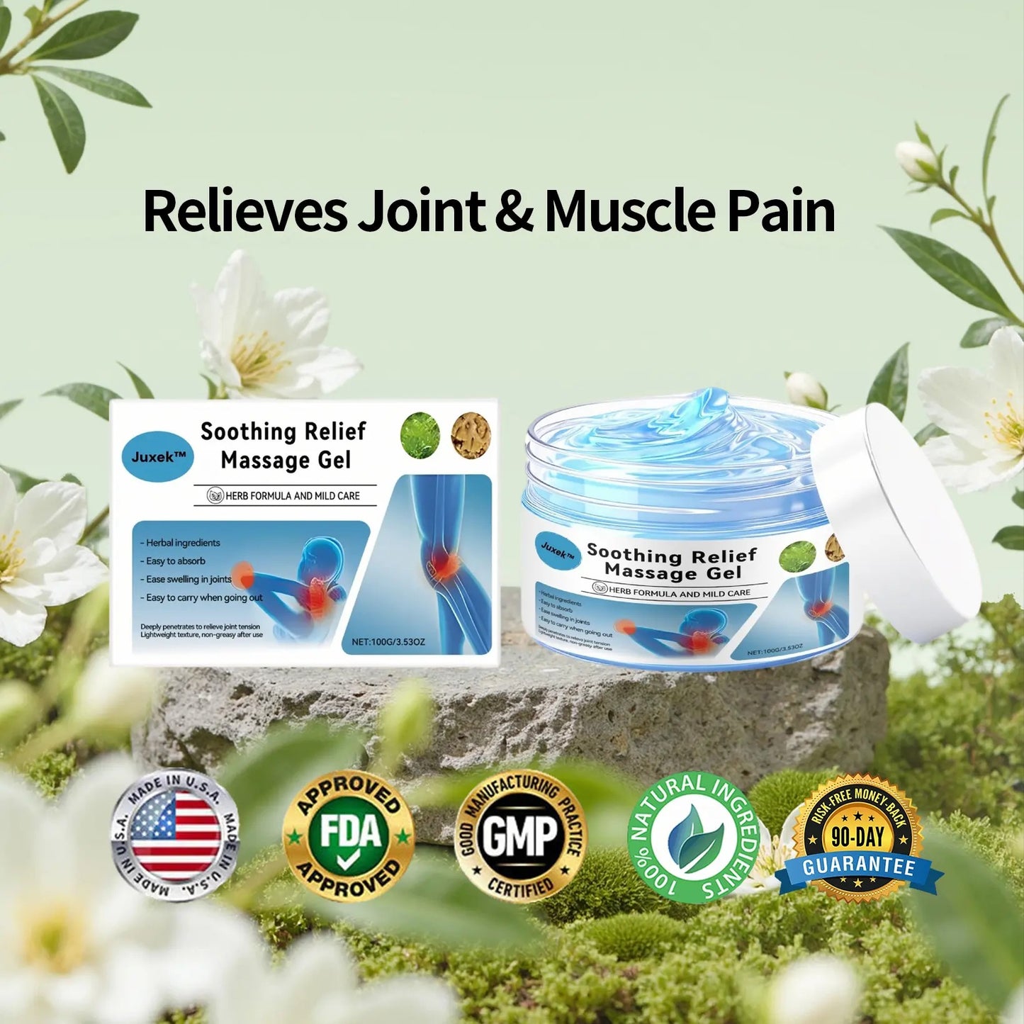 Deep Nourishing Joint Massage Gel – Fast Absorbing Comfort & Refreshing Care