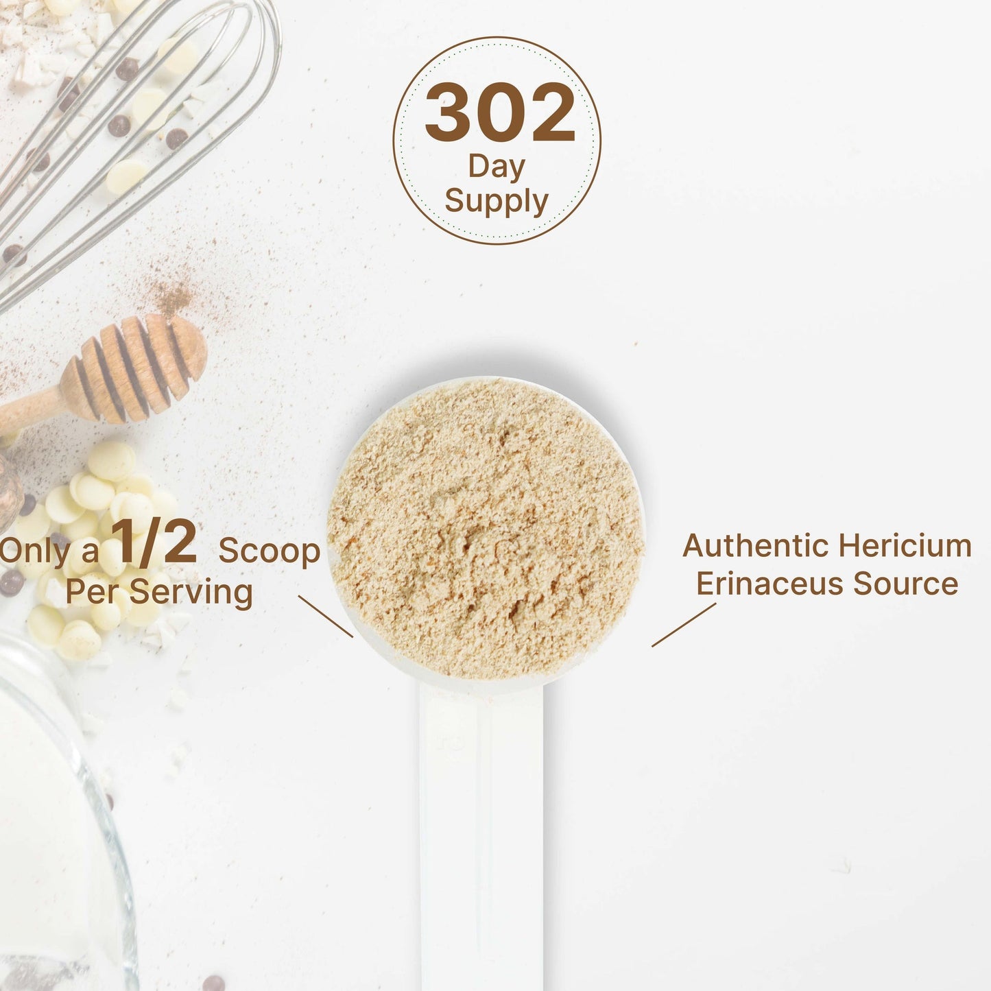Organic Lion’s Mane Mushroom Powder – Antioxidant & Wellness Superfood