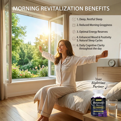 Sleep Gummies – Melatonin & Vitamin B6 Nighttime Support