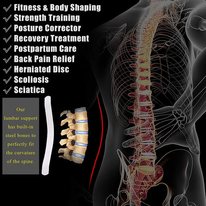 Self-Heating Magnetic Therapy Waist Belt