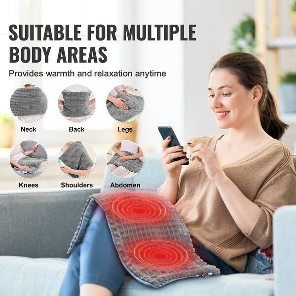 Electric Heat Pad – Warm Waist & Body Heating Cushion