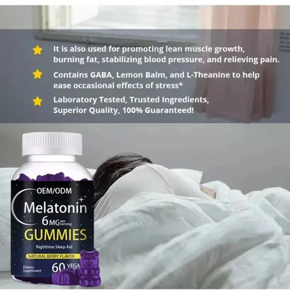 Sleep Gummies – Melatonin & Vitamin B6 Nighttime Support