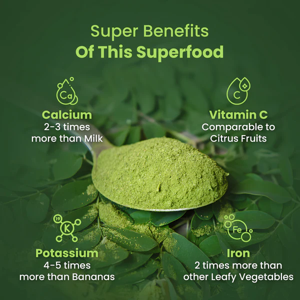 Pure Moringa Extract Powder – Natural Energy & Immune Support Superfood