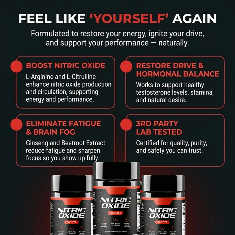 Horny Goat Weed Herbal Nitric Oxide Capsules for Men's
