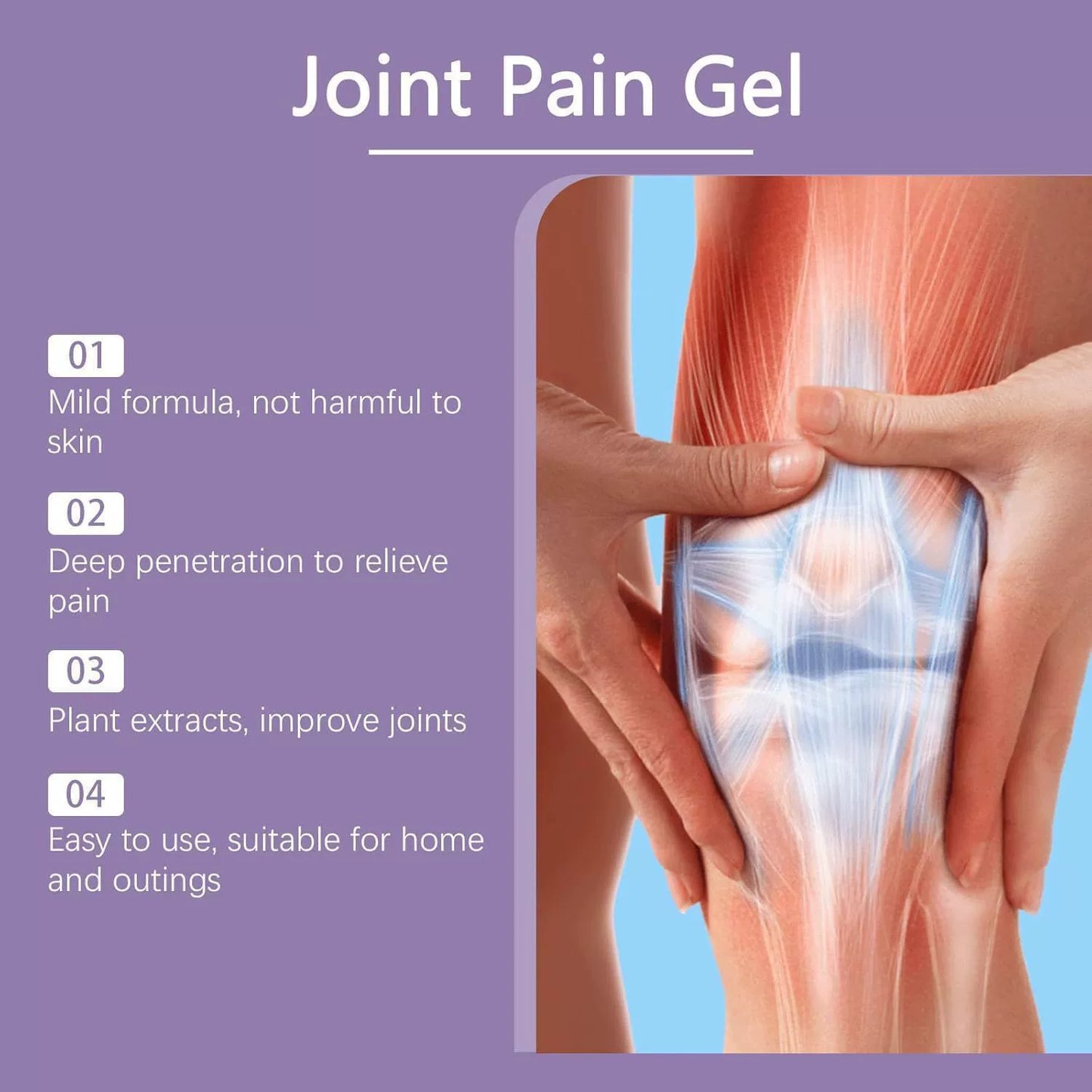 Purple Relief Gel – Cool Away Pain and Inflammation Fast