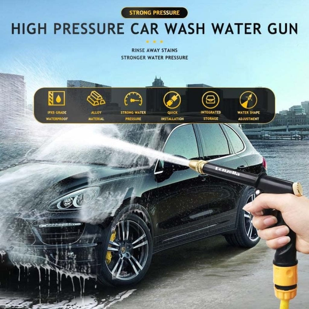 High-Pressure Power Water Gun – Garden Hose Jet Sprayer for Car & Home Cleaning
