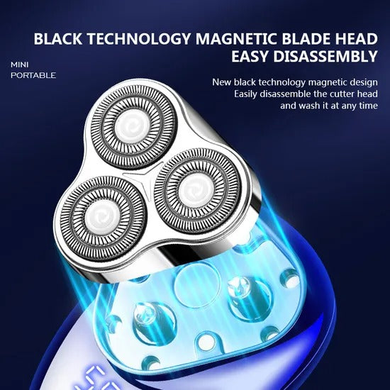 Digital Display Rechargeable Beard Trimmer – Electric Men’s Shaver & Razor