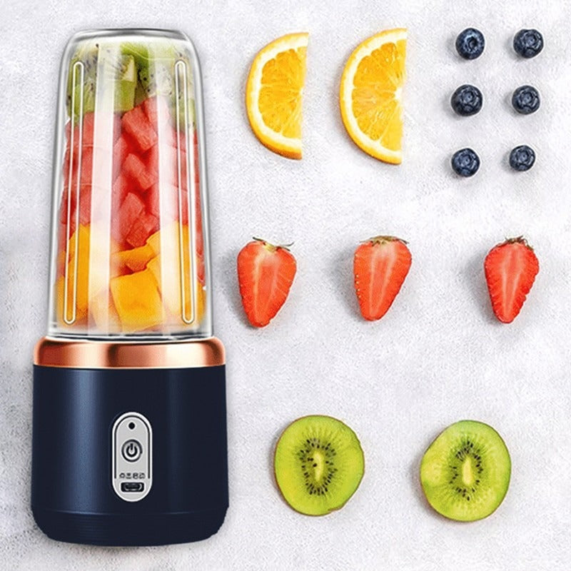 Portable Electric Juicer Blender 400ml – USB Rechargeable Smoothie Cup