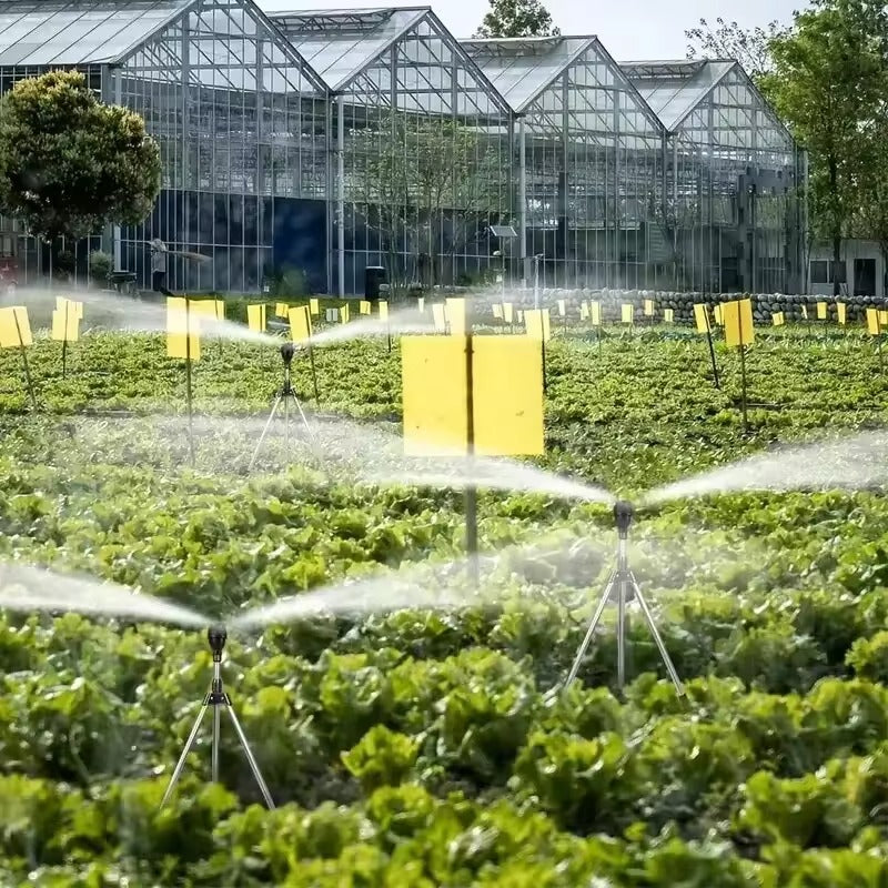 Rotating Tripod Garden Sprinkler – 360° Adjustable