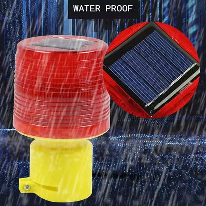 Solar LED Red Strobe Light – Stay Safe & Visible Anywhere!