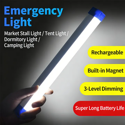 Portable LED Rechargeable Tube Camping Light Magnetic Hanging
