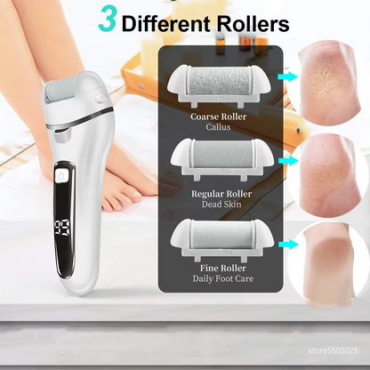 Automatic Dual Sided Electric Foot Grinder – Rechargeable Pedicure & Callus Remover