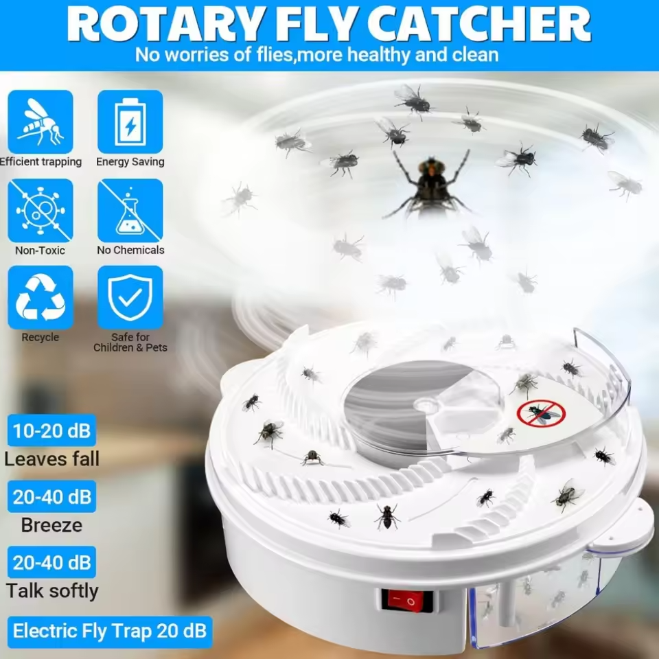 USB Electric Fly Trap – Reusable Household Flying Insect Catcher for Indoor Use