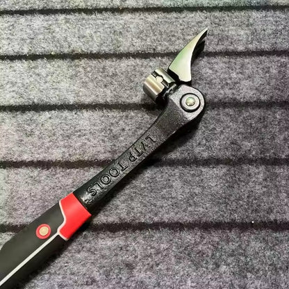 Deformable Multifunctional Claw Hammer — Forged Carbon Steel