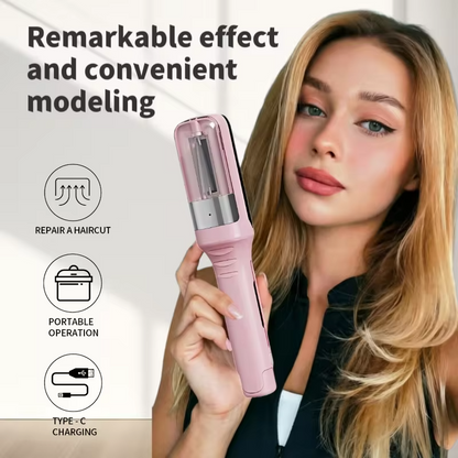 High Performance Automatic Split End Remover – Rechargeable Hair Trimming Tool
