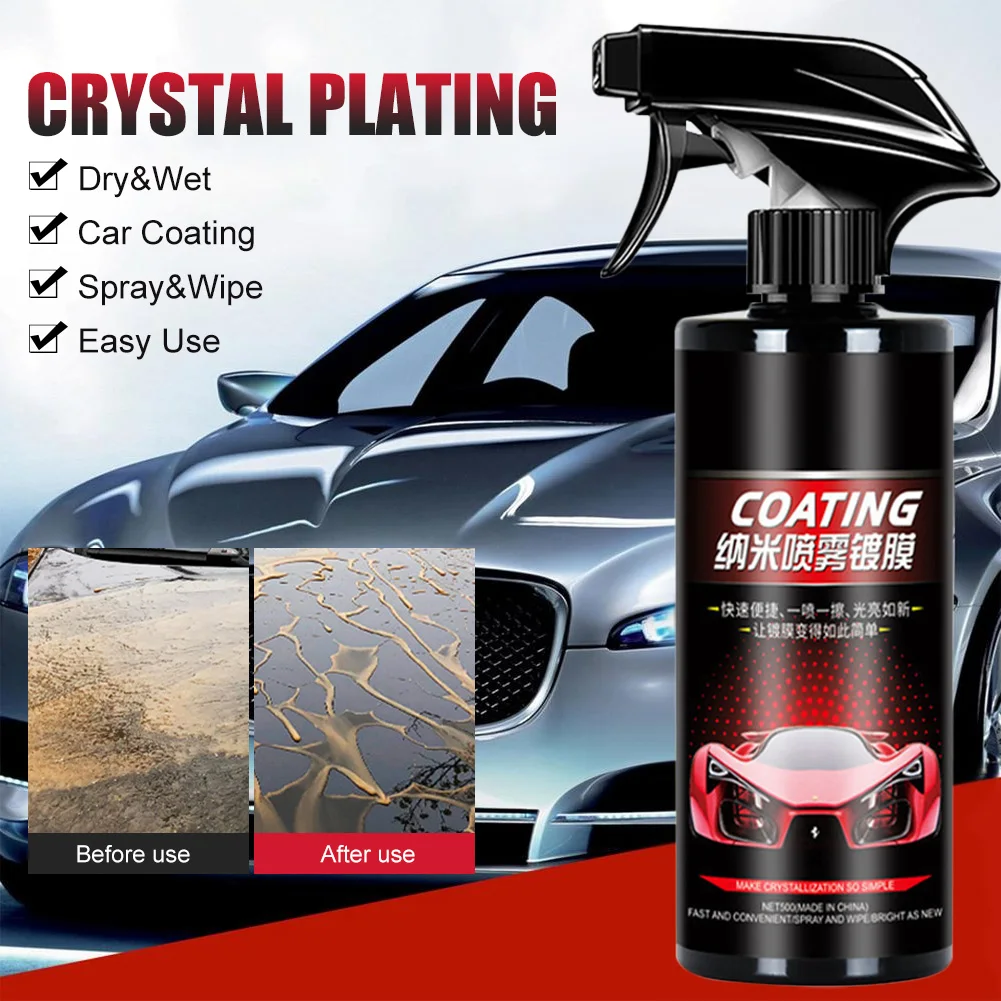 Car Wax Spray & Polish – 2 in 1 Hydrophobic Coating Protection