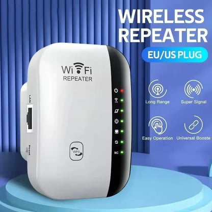 300Mbps WiFi Repeater 2.4G – Long Range Signal Booster