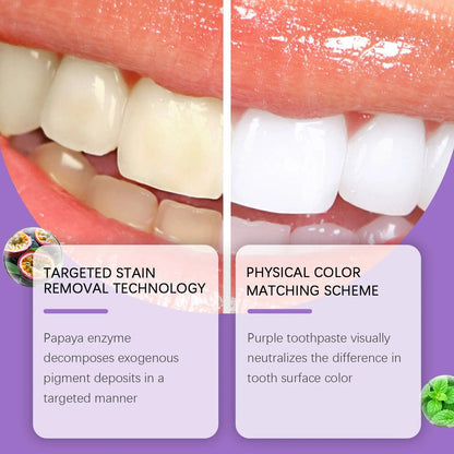 Color Correcting Whitening Toothpaste – Instant Brightening Formula