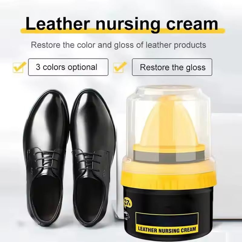 3-Pack (Black, Brown, Neutral) Leather Repair Cream Liquid Shoe Polish