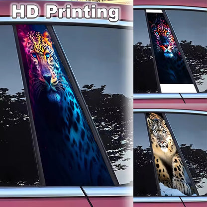 2 Pcs Tiger B-Pillar Stickers – Fun & Stylish Car Decoration