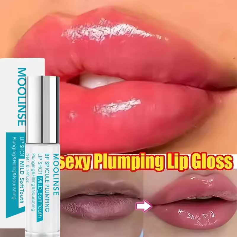 Instant Plumping Lip Gloss – Vegan Collagen Boost for Fuller Lips
