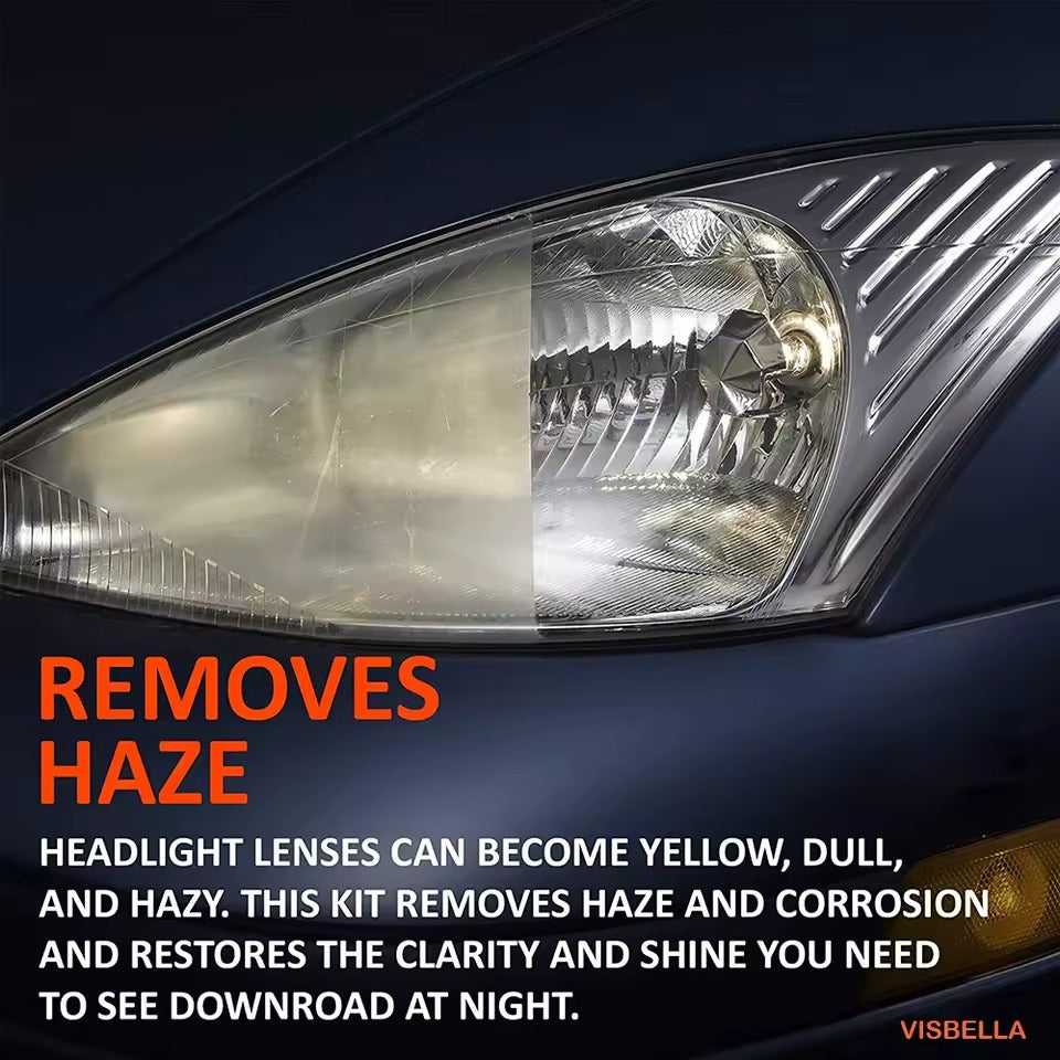 Car Headlight Restoration Kit – Quick Polishing Paste
