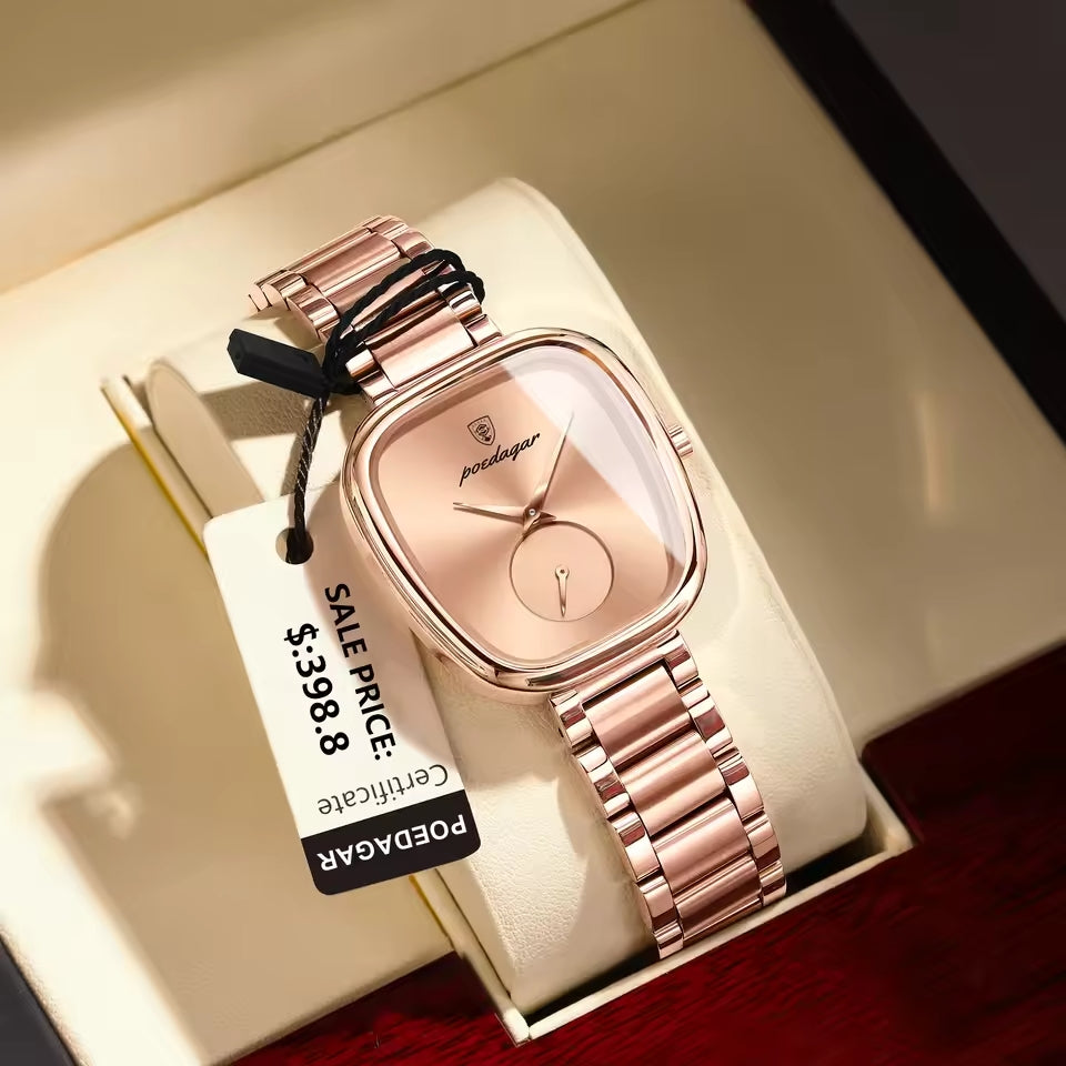 Waterproof Stainless Steel Quartz Women's Watch