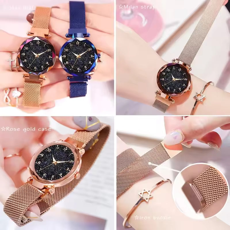 ✨ Starry Sky Watch 2024 – Timeless Beauty, Effortless Charm