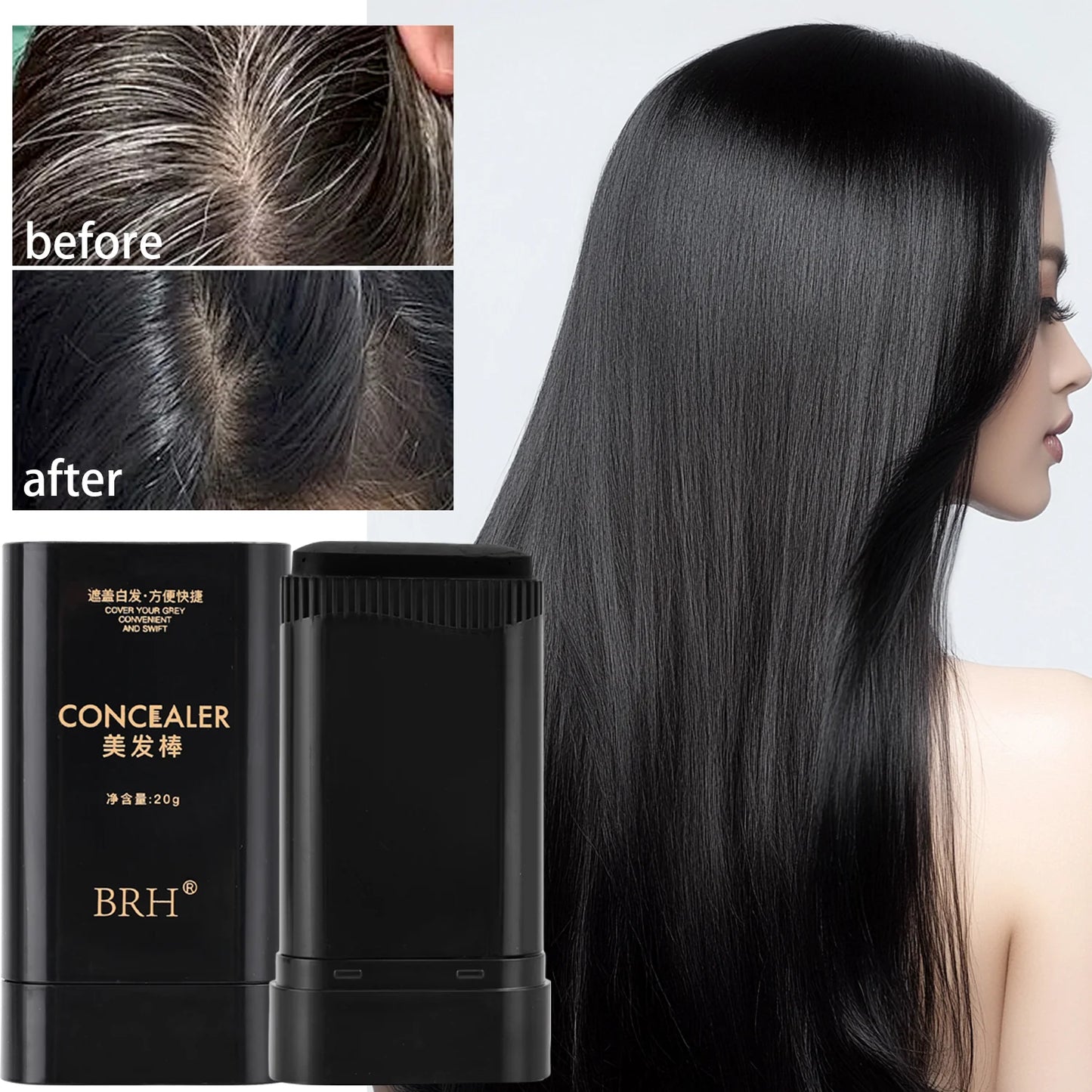 Hair Touch-Up Comb – Instant Grey Coverage On the Go