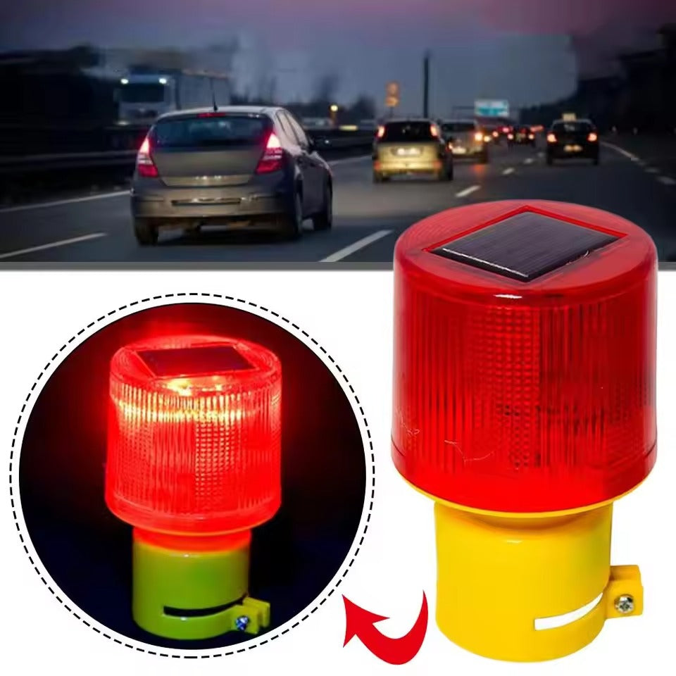 Solar LED Red Strobe Light – Stay Safe & Visible Anywhere!