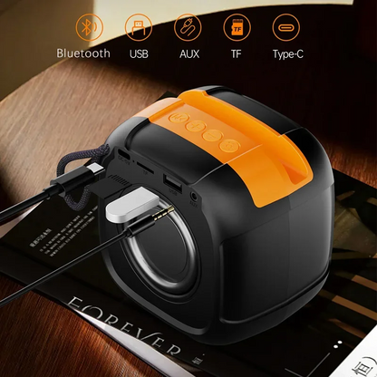 Mini Bluetooth Portable Speaker – RGB LED Wireless Music Speaker