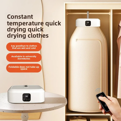 Portable Foldable Timed Hot Air Drying Machine with UV Light