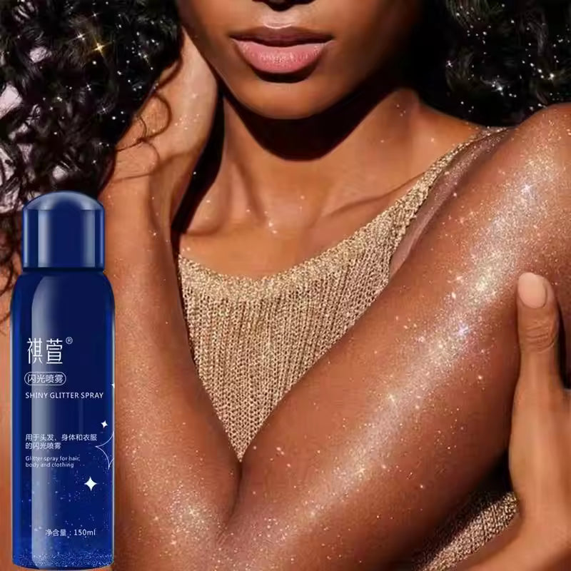 Body Glitter Spray – All-Day Shine with Zero Fallout