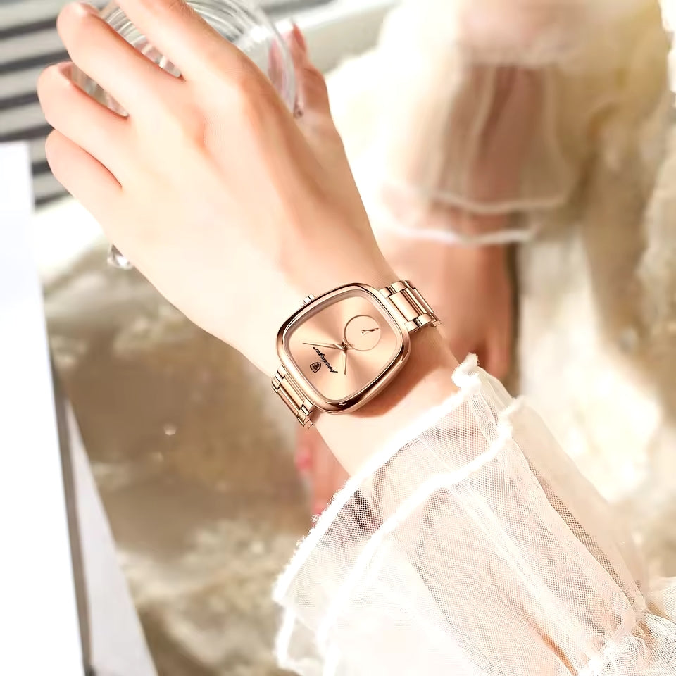 Waterproof Stainless Steel Quartz Women's Watch