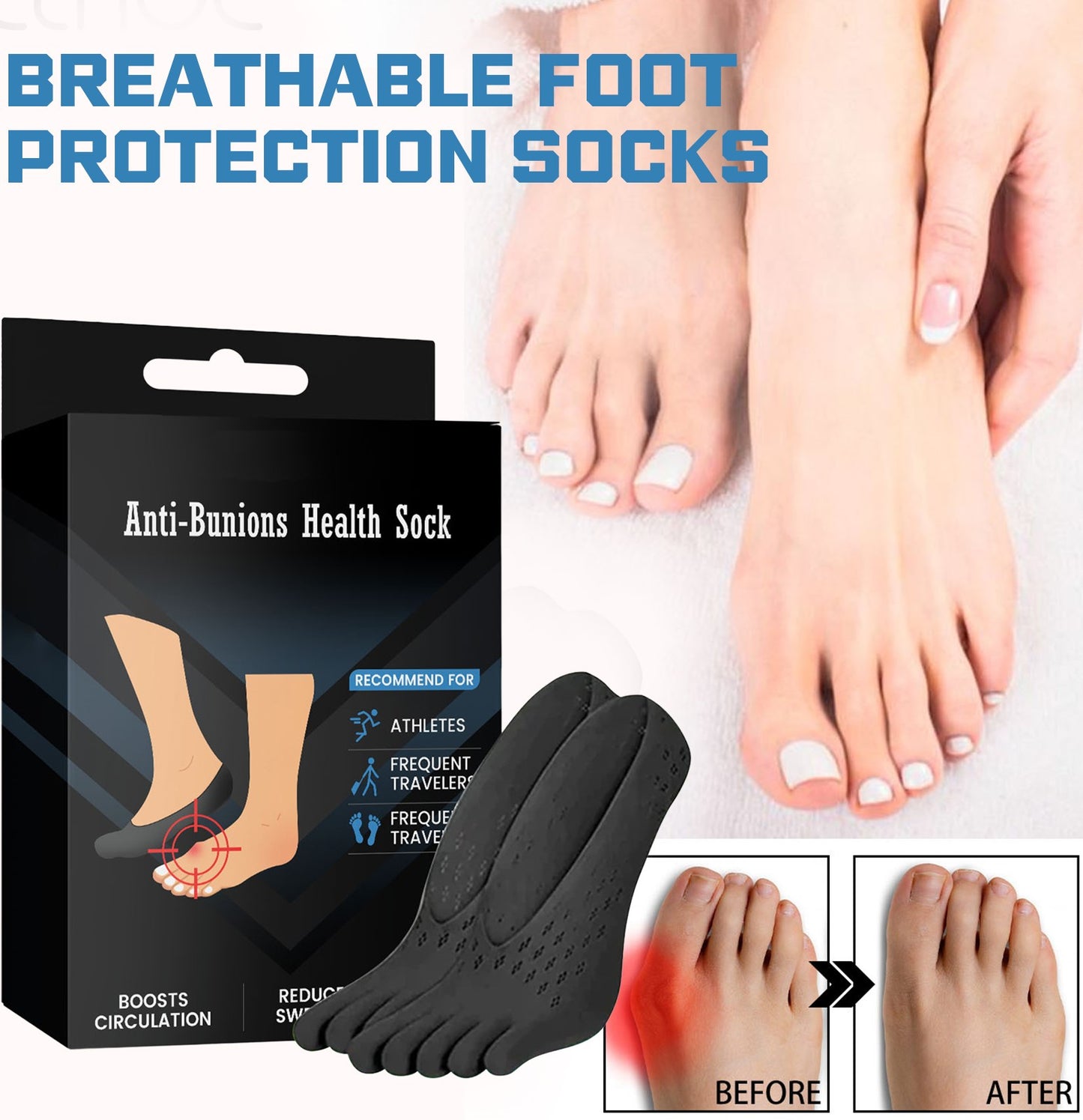 Orthoes™ Bunion Relief Socks
