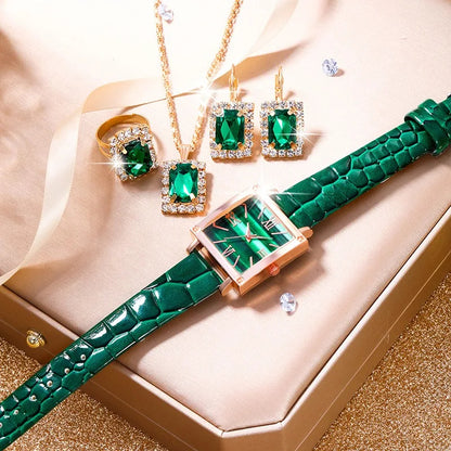 SN Vintage Elegance Watch and Jewelry Set