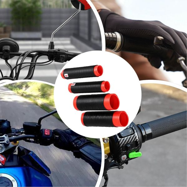 Universal Silicone Motorcycle Grip Covers – Non-Slip Handlebar & Brake Lever Wrap