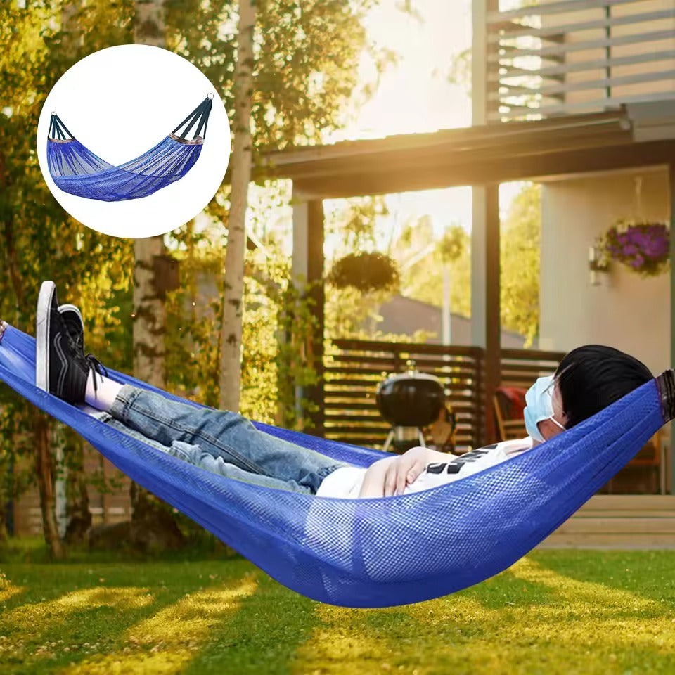 Outdoor Portable Camping Hammock – Colorful Hanging Relaxation Bed