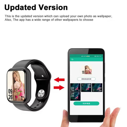 D20 Y68 Pro Smart Watch – Color Screen & Step Counter