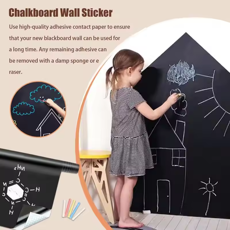 Flexible Magnetic Chalkboard – Colorful Wall Writing Board