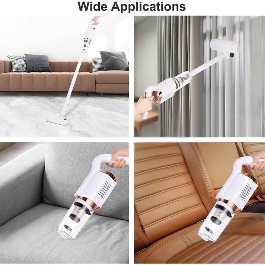 High-Power Vacuum Cleaner — Handheld & Push Cleaning Solution