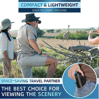 Waterproof Ultra Zoom HD Monocular – Portable Long-Range Viewing Scope