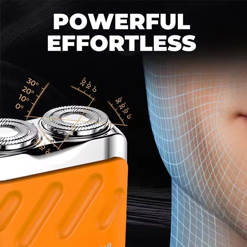 Portable Dual Ring Electric Shaver — Smooth Shave Anywhere