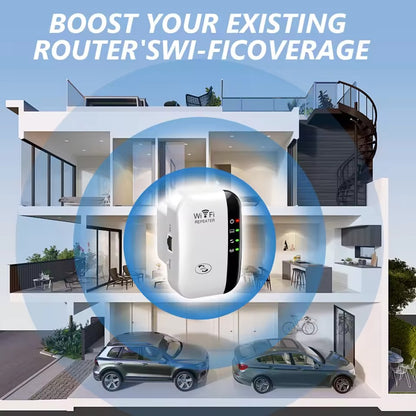 300Mbps WiFi Repeater 2.4G – Long Range Signal Booster