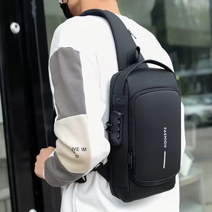 Anti-Theft USB Chest Bag – Secure, Stylish & Practical
