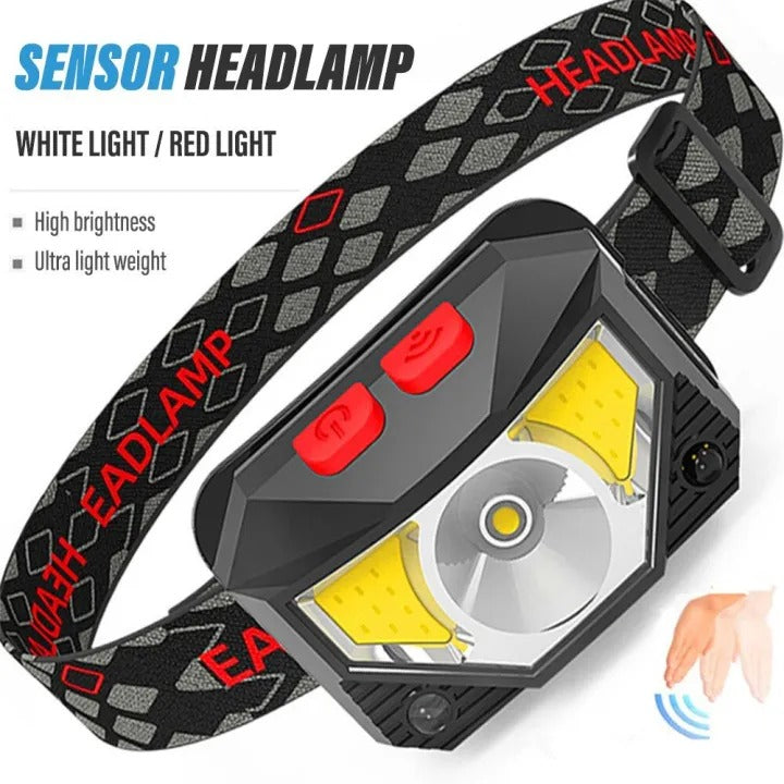 Intelligent Induction Headlamp – Hands-Free LED Flashlight for Night Fishing