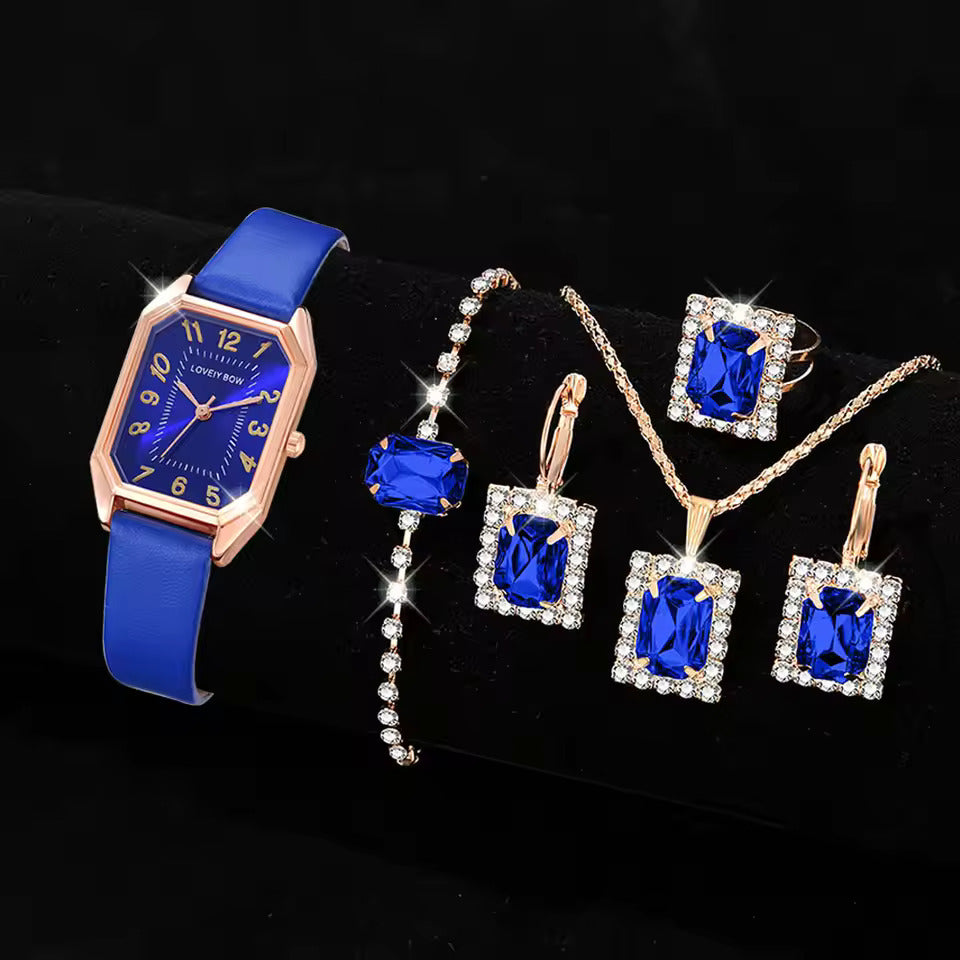 Vintage Elegance Watch and Jewelry Set