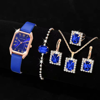 Vintage Elegance Watch and Jewelry Set